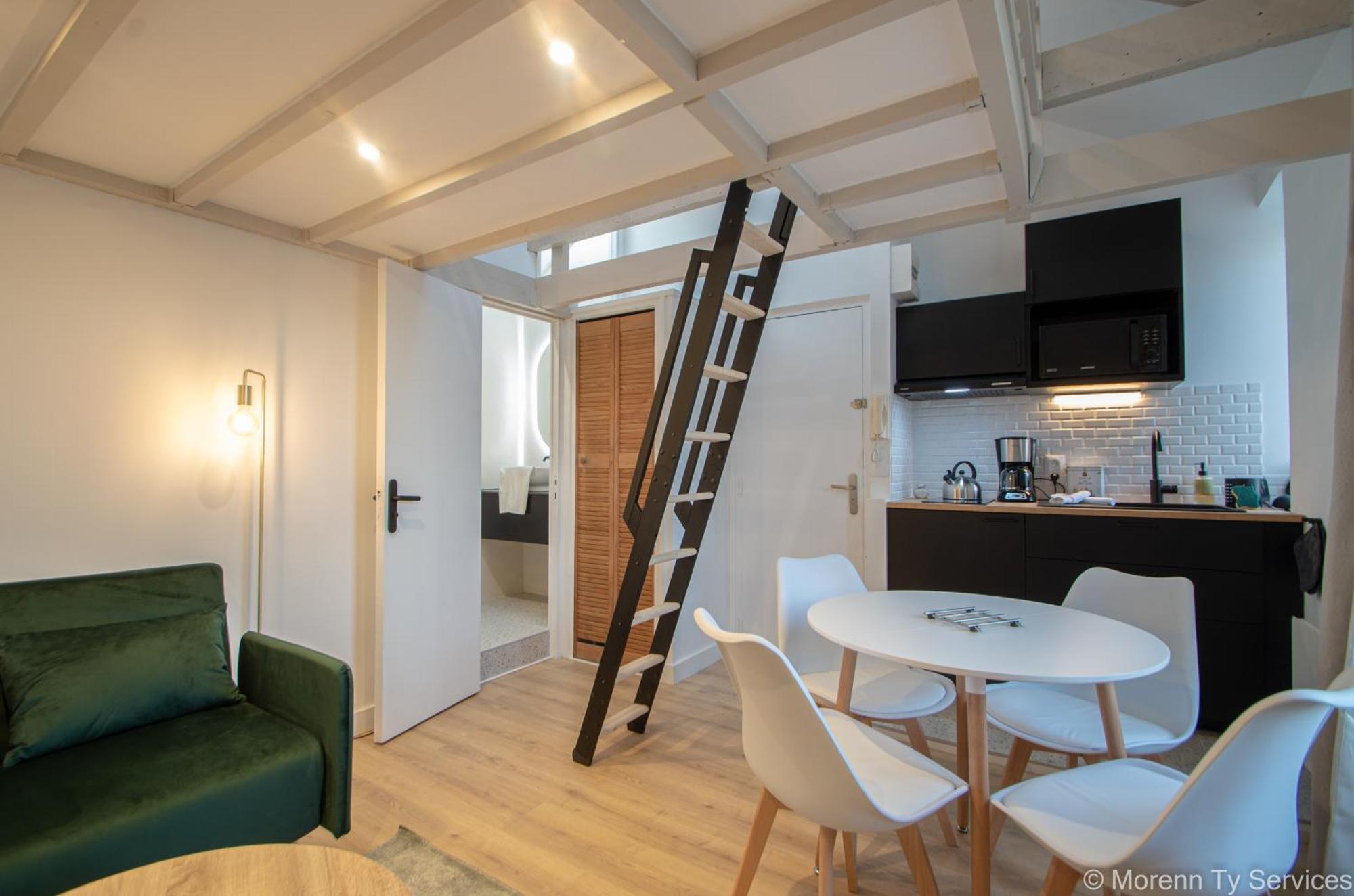 Design Avec Mezzanine - Ty Ar Joly Appartement *